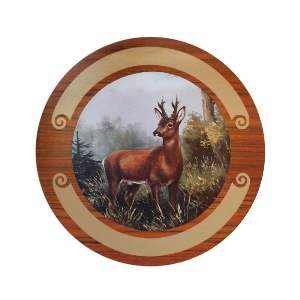 AKAH Ereschijven voor bijzondere prestaties von AKAH Ehrenscheibe Bock 34cm 38612001
