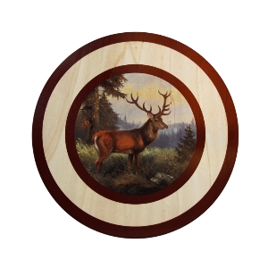 AKAH Ereschijven voor bijzondere prestaties von AKAH Ehrenscheibe Hirsch 30cm 38660002