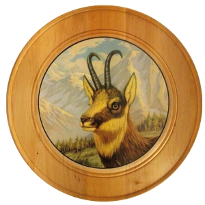 Ereschijven voor bijzondere prestaties von AKAH Ehrenscheibe aus Massivholz Ø 60 cm 38693005