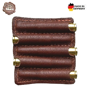 Wapenaccessoires voor de jacht en schietsport von AKAH AKAH Patronenetui aus Elchleder 67908000