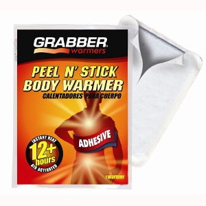 Zitkussens en warmers voor de hoogzit von AKAH GRABBER Körperwärmer mit Klebefläche 69155000