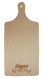 De gedekte tafel met territoriumkarakter von AKAH Schneidebrett „Jäger-Kirrung“ 77856000