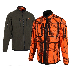 AKAH Jassen en anoraks voor buiten von AKAH HOUSE OF HUNTING Wendbare Fleecejacke CAMO BLAZE 81810003