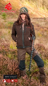 Dameskleding voor jacht en outdoor von AKAH SHOOTERKING Cordura Hose zweifarbig für Damen 82144007