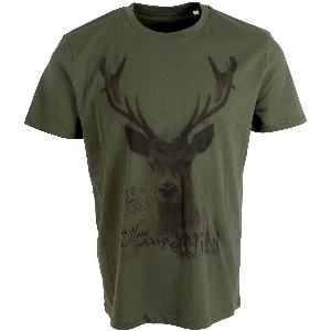 AKAH Overhemden en T-shirts voor buiten von AKAH ALMTRACHT T-Shirt Mein Herz schlägt wild, grün 83811004