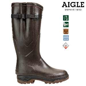 AKAH Rubberen laarzen voor jachtgebied en outdoor von AKAH AIGLE PARCOURS® 2 Iso braun 86547036