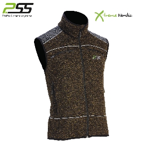 Vesten en schietvesten von AKAH PSS X-treme Nordic Strickweste grün/melange 89987009