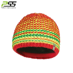 Hoeden, mutsen en petten von AKAH PSS Strickmütze rot/gelb 89993000