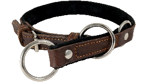 AKAH Halsbanden voor honden en jachthonden von AKAH AKAH Würger mit Begrenzung aus Ölleder 91052035