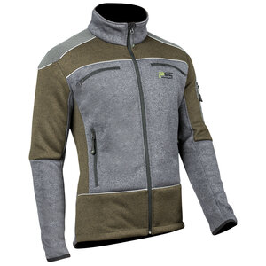Truien en vesten von AKAH PSS X-treme Arctic Faserstrickjacke grün/grau 89947009