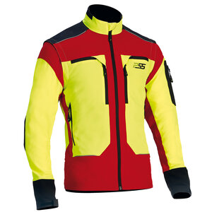 AKAH Softshell-jassen voor jacht en outdoor von AKAH PSS X-treme Vario Stretchjacke gelb/rot 89963009
