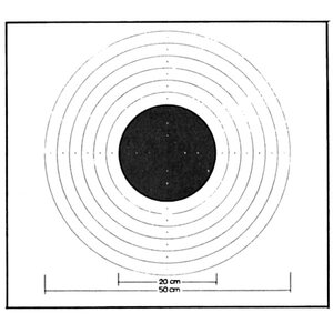 Schijven en doelwitten von AKAH Ring-Scheibe 55x55cm 38190000